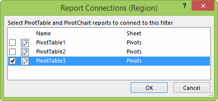 Report Connections Master